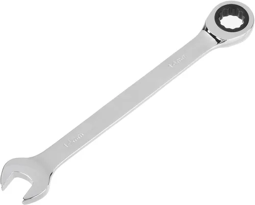 Miniatura 14 de Utoolmart Llave combinada de trinquete, llave combinada de trinquete de extremo abierto de 0.827 in, métrica, construcción de acero al cromo Metal