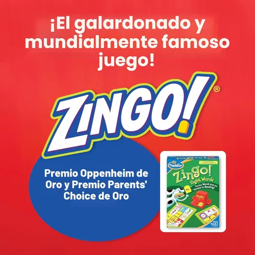 Miniatura 2 de Juego educativo Zingo Sight Words (idioma español no garantizado).