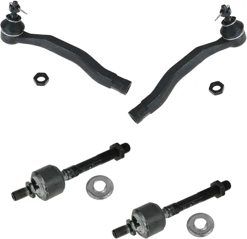 Miniatura 138 de TRQ Juego de barras de acoplamiento delanteras interiores y exteriores de 4 piezas compatible con Jeep Cherokee 1991-2001 y Comanche 91-92