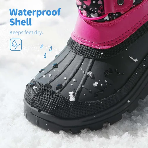 Miniatura 3 de DREAM PAIRS Boys Girls Insulated Waterproof Snow Boots