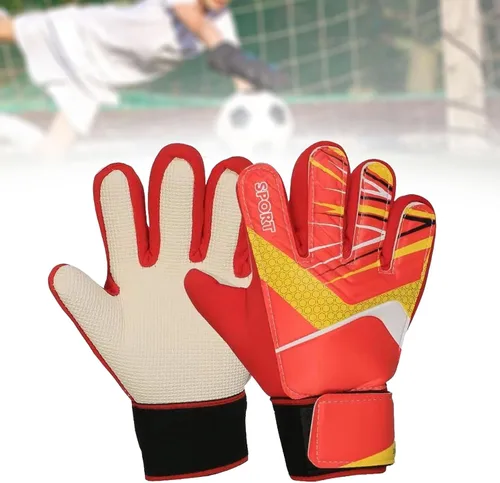 Miniatura 2 de Guantes de portero de fútbol para adultos, para hombres y mujeres, portátiles, antideslizantes, protección para los dedos, elegante agarre fuerte