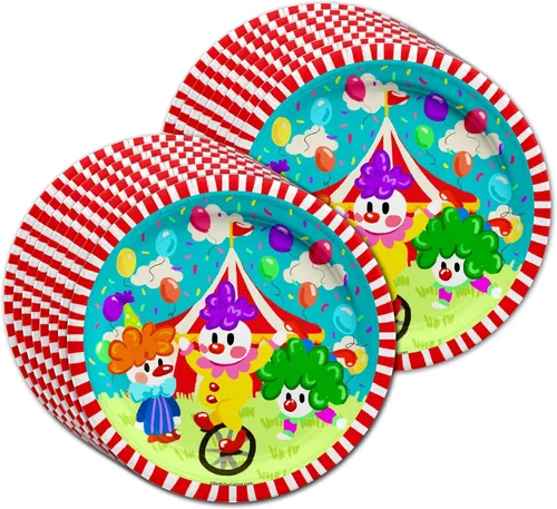 Miniatura 2 de Suministros para fiesta de cumpleaños de payaso, suministros para fiesta de circo, primer cumpleaños de circo, fiesta de payaso para niños, juego