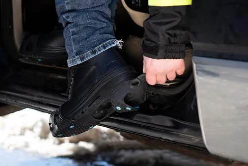 Miniatura 8 de Due North Tacos de hielo industriales multiusos, 16 picos de carburo de tungsteno reemplazables para caminar y trabajar en nieve y hielo (1 par)
