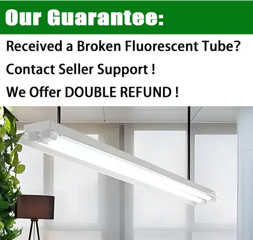 Miniatura 3 de Konideke F54T5/841/HO 54W T5 HO - Tubo de luz fluorescente T5 de 46 pulgadas, bombilla fluorescente de 54 W, F54T5/841/CW, 4100K blanco frío, 80