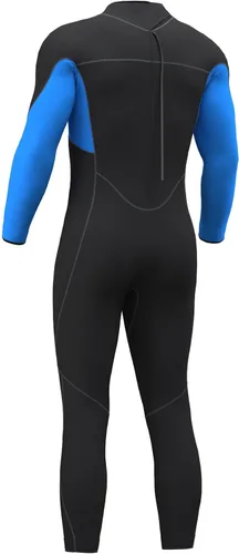 Miniatura 2 de Hevto Traje de neopreno para hombre, 5/4/3/0.079 in, traje húmedo completo en agua fría para buceo, surf, natación para deportes acuáticos