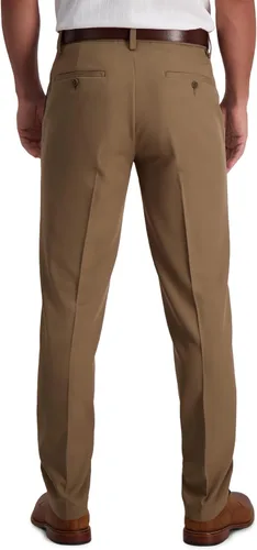 Miniatura 3 de Haggar Cool 18 Pro Slim Fit Flat Front Superflex Pantalón de cintura para hombre