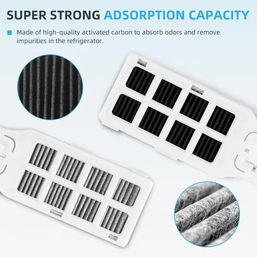 Miniatura 7 de AMI PARTS Pure-Air AF-2 Filtro de aire apto para refrigerador Frigidaire frgpaaf-2 Reemplazar FRFS282LAF FRFS2823AW FRFS2823AS GRMG2272BF PRFS2883AF