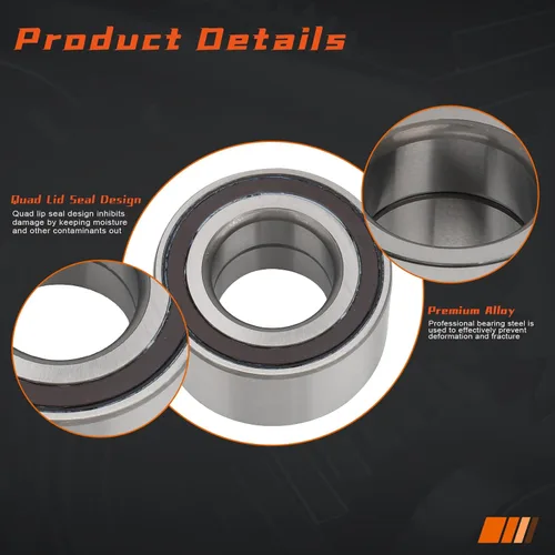 Miniatura 3 de 510112 Cojinete de cubo de rueda delantera para Alfa Romeo 2012 Mito; para Fiat 2012-19 500, 2016-18 500X; para Nissan 2024 Kicks, 15-17 Micra