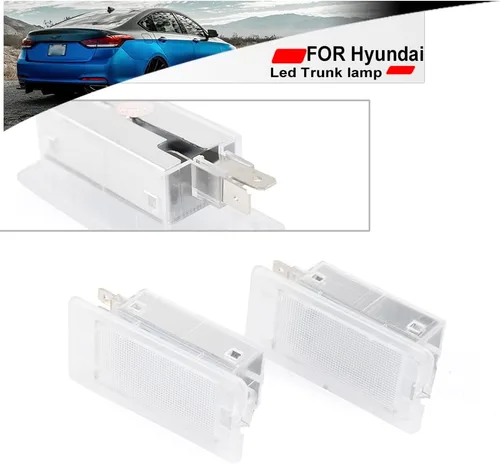 Miniatura 4 de Repuesto de luz LED para compartimento de equipaje para Hyundai Sonata Elantra Kia Forte Optima K5 6000K 18-SMD blanco maletero interior bombilla OEM