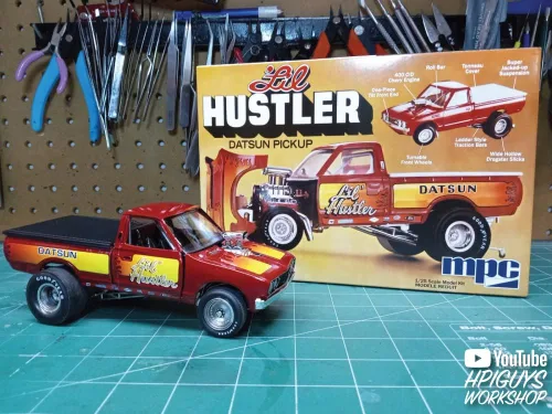 Miniatura 5 de MPC 1975 Datsun Pickup Li'l Hustler Kit de modelo a escala 1:25