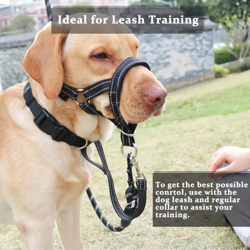 Miniatura 7 de BARKLESS Collar de cabeza de perro, sin tirones, con acolchado suave, arnés acolchado suave reflectante para perros pequeños y medianos