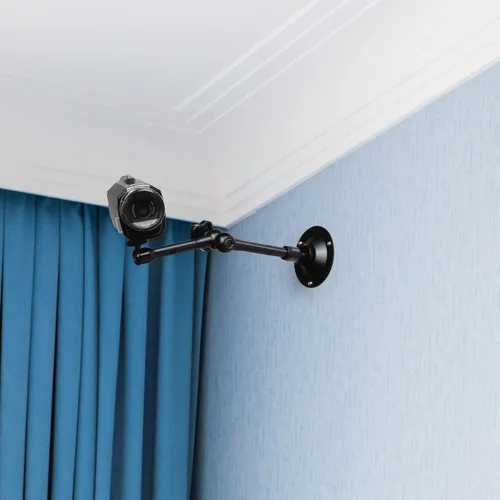 Miniatura 5 de UYODM Paquete de 2 soportes articulados de montaje en pared con brazo mágico compatible con videocámaras CCTV POV, luz LED, lámpara de video, DSLR