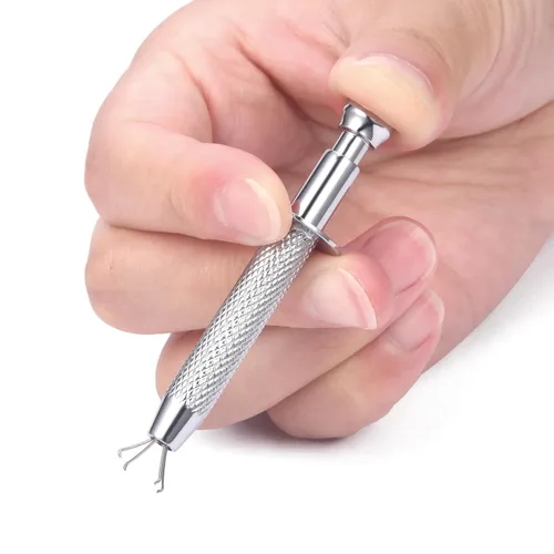 Miniatura 3 de DJCIW Bolígrafo auxiliar de perforación, herramienta de agarre de bolas de perforación, herramienta de recogida de precisión de 2.8 pulgadas con 4