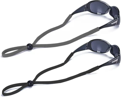 Miniatura 9 de SHINKODA Adjustable Glasses Strap for Adults and Kids 2-Pack Eyewear Retainer Cord for Reading, Safety, Sports & Sunglasses Negro