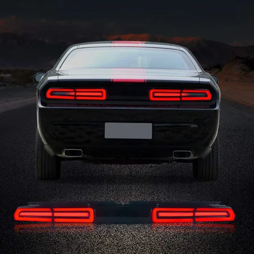 Miniatura 6 de VLAND - Luces traseras LED completas para Dodge Challenger Coupé 3ª generación 2008 2009 2010 2011 2012 2013 2014, con montaje de lámparas traseras