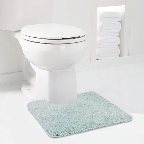 Miniatura 9 de Walensee Alfombra de baño antideslizante (16 x 24 pulgadas, color rubor) absorbente de agua, microfibra suave, lavable a máquina, alfombra de baño