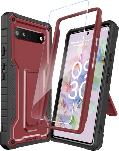 Miniatura 7 de Funda para Google Pixel 6a, protección de grado militar a prueba de golpes con soporte compatible con Google 6a Phone 6.1 pulgadas, color beige