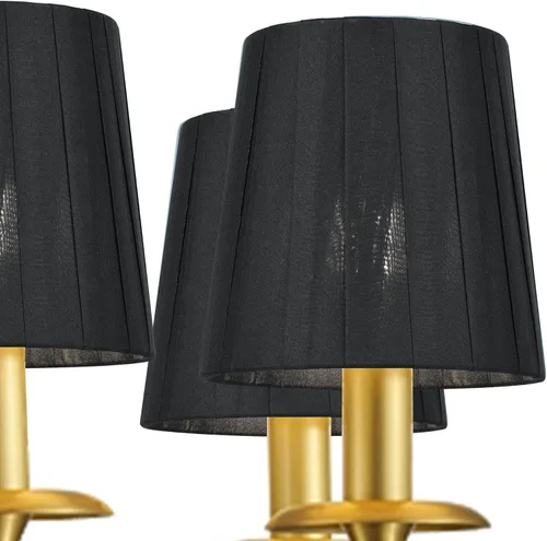 Miniatura 6 de MIRA - Cortinas pequeñas con clip para lámpara de pared, juego de 2, barril pequeño, 5.2 x 4 pulgadas x 5.2 pulgadas de alto, cinta de tela, hechas