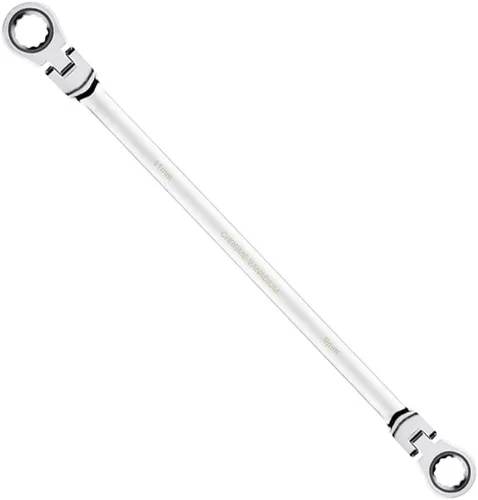 Miniatura 10 de BULLTOOLS - Juego de llaves de trinquete extralargas (6 piezas, acero cromado vanadio, 72 dientes, con métricas, 8mm - 19mm/0.315 in a 0.748 in)