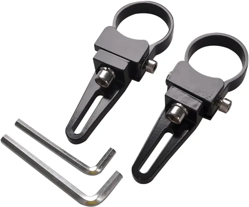 Miniatura 9 de Soporte de luz tubular ajustable de 360° de ajuste universal de 1.0 pulgadas para barra de luz LED todoterreno, fácil posicionamiento en camiones