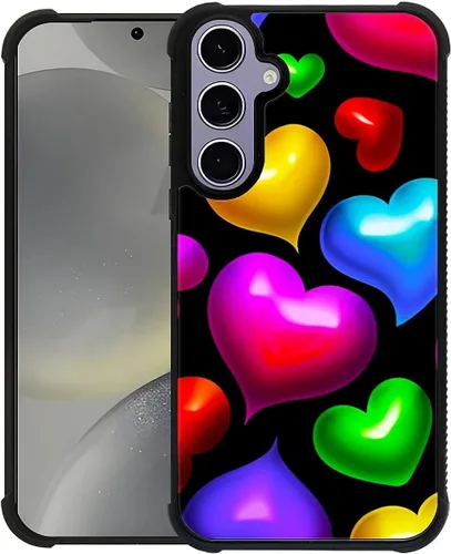 Miniatura 81 de ZHEGAILIAN Funda compatible con Samsung Galaxy S22 Ultra, funda de vidrio orgánico para niñas, mujeres y hombres, diseño de cuatro esquinas, Cabeza