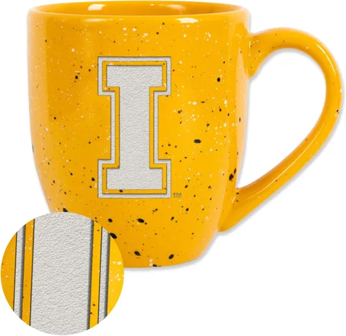 Miniatura 129 de Rico Industries NCAA Virginia Tech Hokies Maroon - Taza de café de cerámica grabada con láser, color del equipo, 16 onzas
