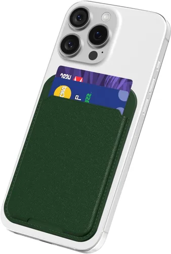 Miniatura 11 de oakxco Billetera para teléfono adhesiva, delgada y delgada con adhesivo para tarjetas de crédito, bolsillo trasero del teléfono, funda de plástico