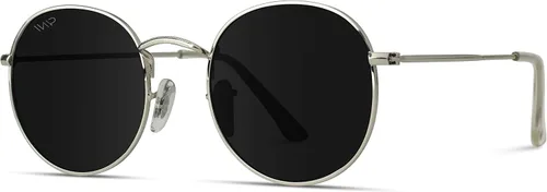 Miniatura 3 de Wearme Pro modernos lentes de sol con lente redondo reflectante