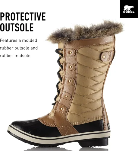Miniatura 3 de SOREL Tofino II - Botas de invierno con aislamiento impermeable y cuello de piel sintética, para mujer