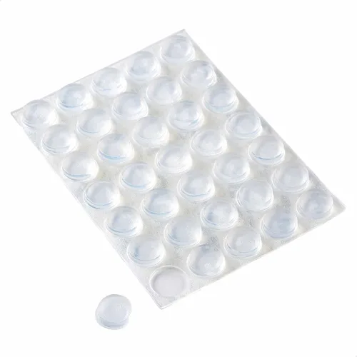 Miniatura 4 de Amazon Basics Parachoques para puerta de gabinete, almohadillas autoadhesivas transparentes para protección de superficie y reducción de ruido, 300