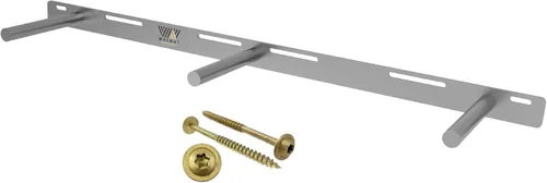 Miniatura 11 de Slimline - Soporte flotante de 12 pulgadas, capacidad de peso de 150 libras, soporta estantes flotantes montados en la pared de 1.5 pulgadas