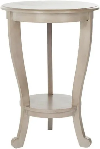 Miniatura 4 de SAFAVIEH Furniture - Mesa de pedestal Mary - Cereza oscura - Madera maciza - Diseño de pedestal de granja - Ideal para sala de estar, entrada