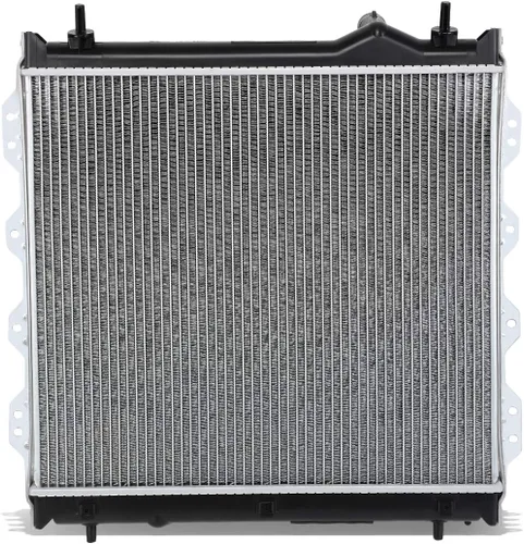 Miniatura 12 de DNA Motoring OEM-RA-2323 Radiador de enfriamiento de aluminio atornillado estilo OE compatible con 01-06 Stratus / Sebring AT, 26-9/16 pulgadas