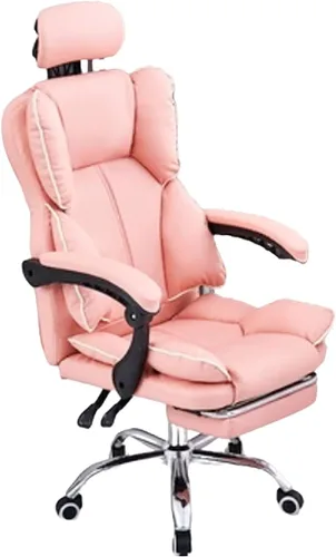 Miniatura 11 de Silla de oficina, silla de escritorio, silla de computadora, silla de computadora rosa, silla de oficina ergonómica, silla de oficina de cuero, Negro