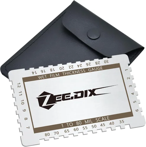 Miniatura 14 de ZeeDix 4 Piezas Hojas de Acero Inoxidable Calibre de Espesor para Soldadura - Herramienta de Medición de Calibre de Alambre, Calibre de Hoja