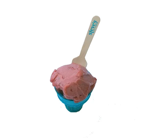 Miniatura 6 de Perfect Stix Cuchara de degustación de helado compostable. Mini cucharas de degustación de 3.5 pulgadas. Extremo cuadrado para helado y degustación.