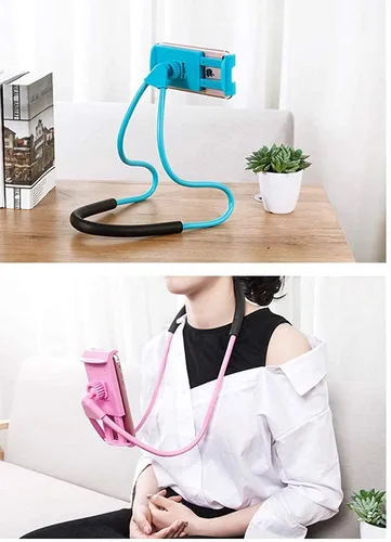 Miniatura 4 de Soporte para teléfono celular perezoso colgante en el cuello, soporte giratorio para el cuello Hsxxf 360, soporte de montaje flexible