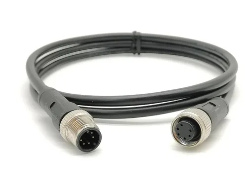 Miniatura 13 de Elecbee Conector M12 5 Pin A-Code Hembra a Hembra Cable terminado doble 1M/3.3ft