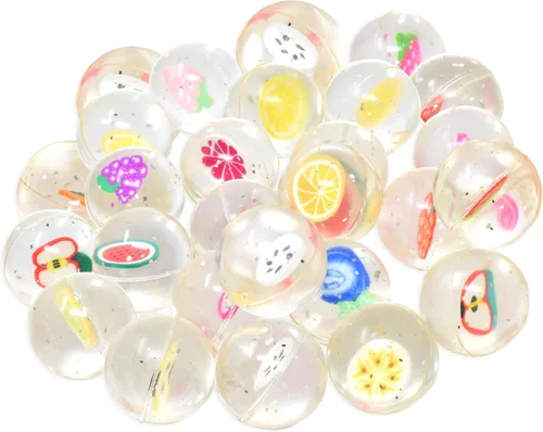 Miniatura 15 de Kiddie Play 25 Bouncy Balls for Kids Party Favors Bouncy Ball 27mm Superball Small Rubber Balls for Kids