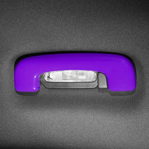 Miniatura 7 de Voodonala Cubierta para manija superior de techo para cargador para Dodge Charger 2015-2026+ Accesorios interiores, ABS púrpura 4 piezas