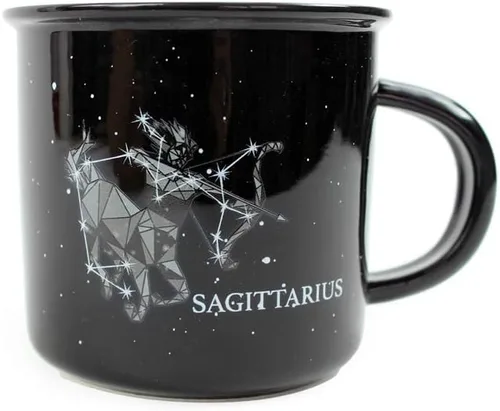 Miniatura 12 de Creature Cups Aquarius - Taza de cerámica - Taza de café de astrología de 13.5 onzas con rasgos del horóscopo en el interior Géminis