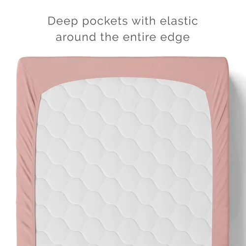 Miniatura 3 de Natemia Funda para cambiador de bebé de algodón orgánico (16 x 32 pulgadas), suave y sedosa, para cambiadores, almohadillas contorneadas, cuna