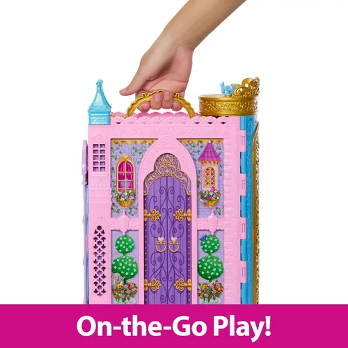 Miniatura 4 de Paquete de Mattel Disney Princess Closet Playset con 2 moda, 25 accesorios, tocador, vestidor, pasarela y almacenamiento, se abre a 2 pies + muñeca