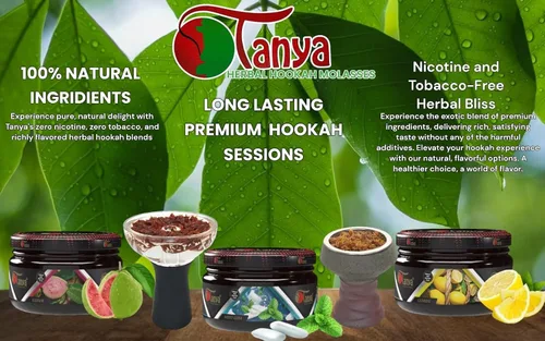 Miniatura 3 de Sabores de Shisha Hookah 100% libre de nicotina y tabaco, mezcla de frutas, sabores orgánicos de shisha, 50g, deliciosos sabores de frutas