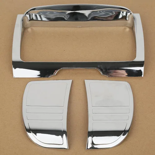 Miniatura 2 de TCT-MOTORPARTS Tri Line - Cubierta de calibre estéreo para Harley Touring Modelos Electra Street Tri Glide Ultra Limited FLHTK Road King FLHR