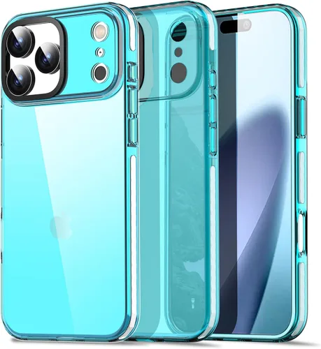 Miniatura 277 de AICase Funda protectora para iPhone 16 compatible con iPhone 16, delgada, ligera, transparente [no amarillenta] Diseño vibrante