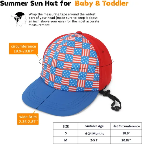 Miniatura 8 de Sombrero de béisbol para niños, sombrero de protección solar para niños pequeños, sombreros de algodón, sombrero de sol para bebés, niñas y niños