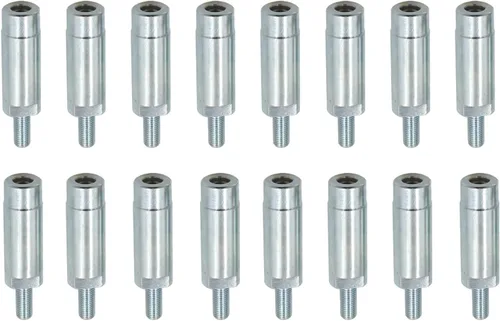 Miniatura 8 de Juego de 8 espaciadores de rueda de 5 pulgadas de alto rendimiento para ATV UTV con hilos M10-1.25 compatibles con Honda Yamaha Kawasaki Suzuki