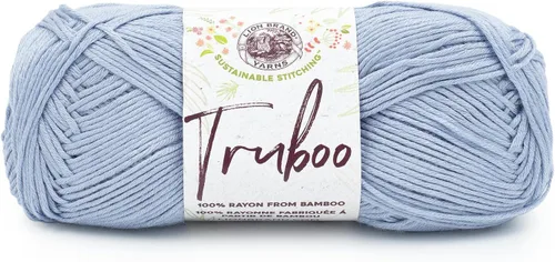 Miniatura 40 de (1 Madeja) Lion Brand Yarn Truboo Yarn, Aguamarina
