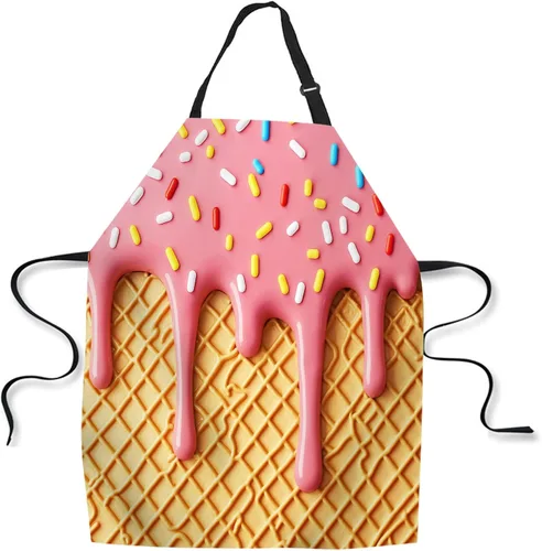 Miniatura 8 de Delantal de Cocina Faro con Puesta de Sol Delantal para Hornear en Casa Chef Delantal Impermeable para Mujeres y Hombres 31X27 Pulgadas